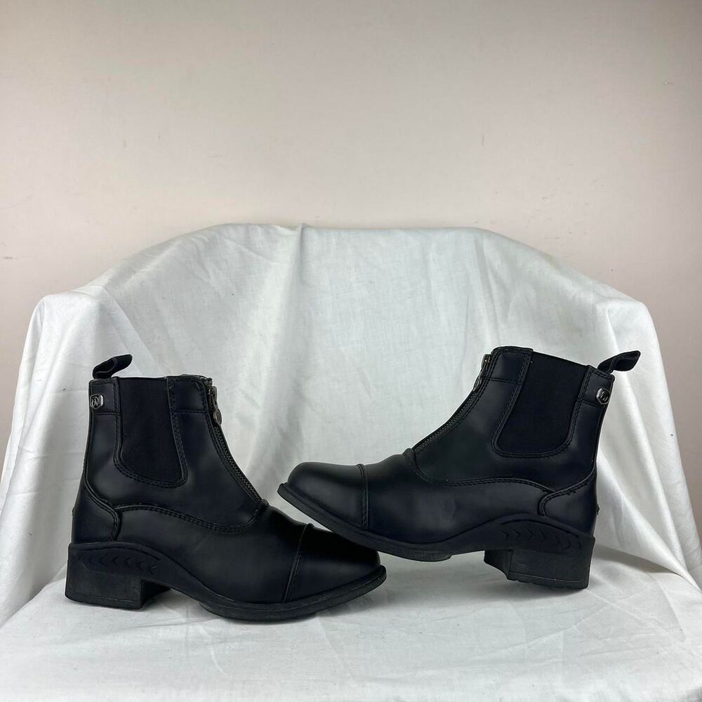 Ovation Quantum Zip Paddock  Ankle Boots Size 4